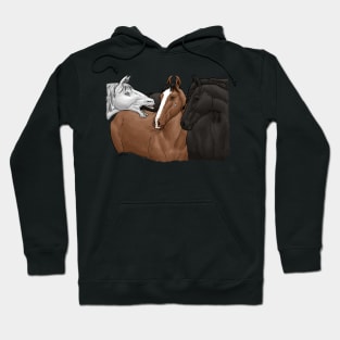 Gossiping Horses Hoodie